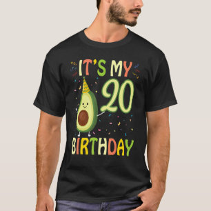 Avocado Es ist mein 20-jähriges Geburtstagsgeschen T-Shirt