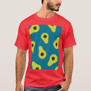 Avocado Exotic Subtile Blätter T-Shirt