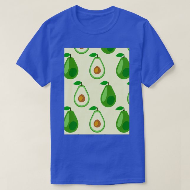 Avocado Exotische Hübsche Blüte T-Shirt (Design vorne)