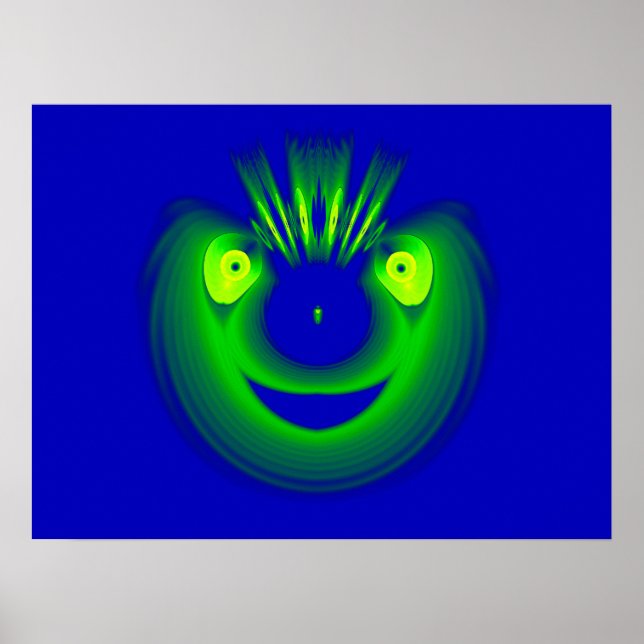 Avocado Face Poster (Vorne)