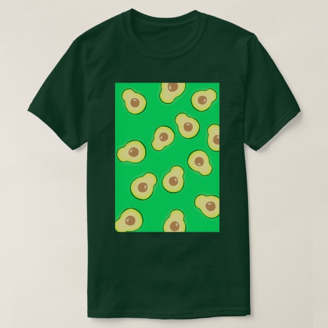 Avocado fällt T-Shirt (Design vorne)