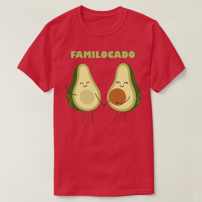 Avocado Fam Avocado Vegane Veggies Wer Liebe Avoca T-Shirt (Design vorne)