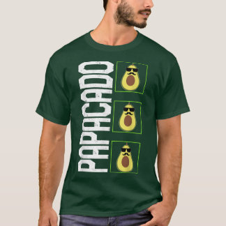 Avocado Father Papacado Sonnenbrille Mustache New  T-Shirt