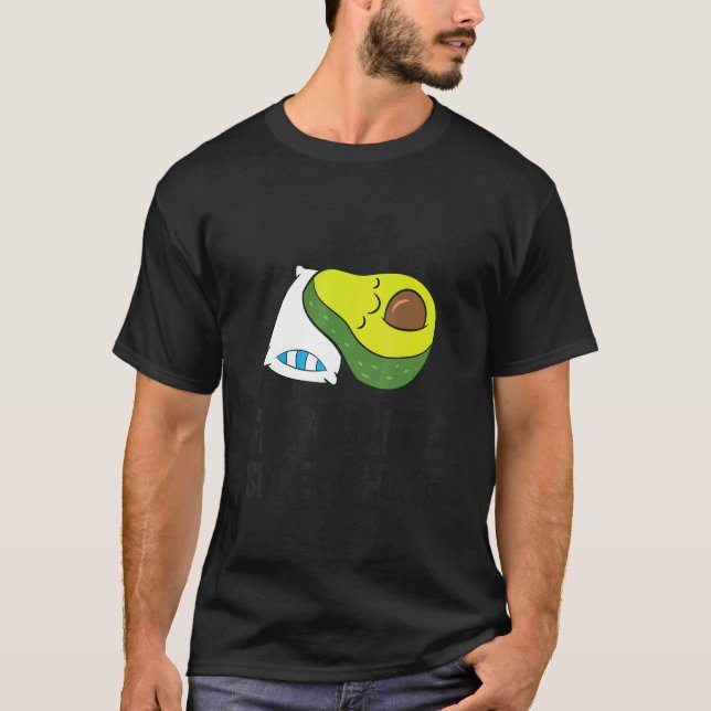 Avocado Favorite Sleep  Avocado Pajama T-Shirt (Vorderseite)