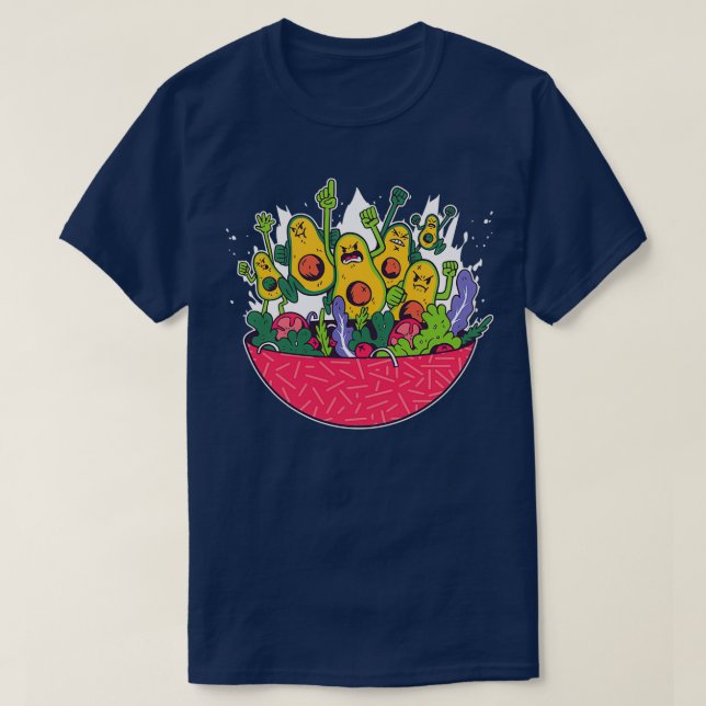 Avocado Feinschmeckers Classic TShirt (Design vorne)