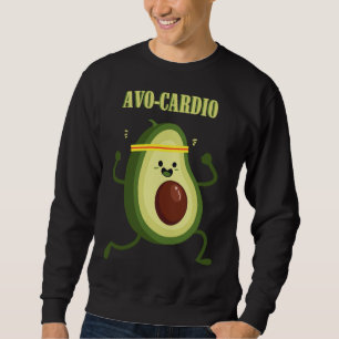 Avocado Fitness Sports Cardio Nutrition Avo - Kart Sweatshirt