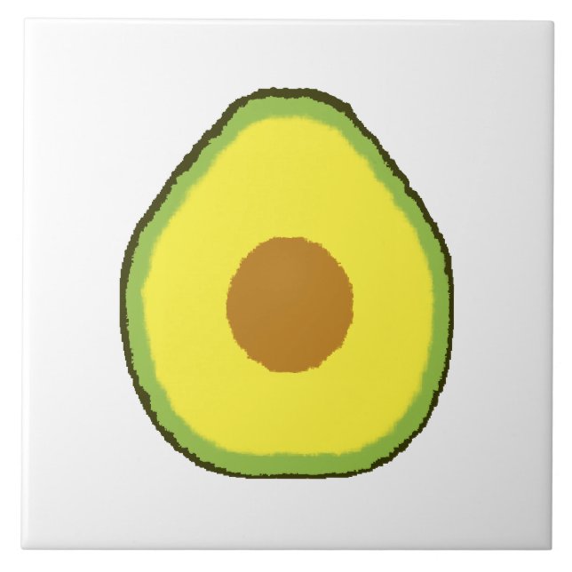 Avocado Fliese (Vorderseite)