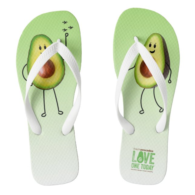Avocado Flip Flops (Fußbett)