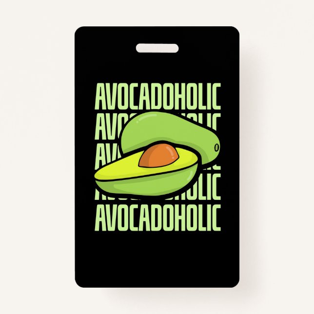 Avocado Frucht Food Ausweis (Vorderseite)