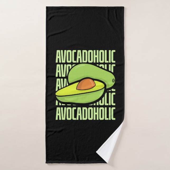Avocado Frucht Food Badehandtuch (Badehandtuch)
