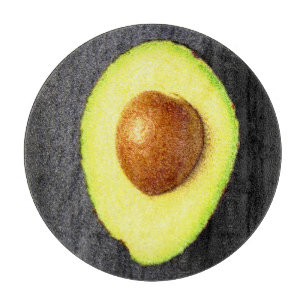 "Avocado Fruit" Niedliches Foto. Jetzt kaufen Schneidebrett