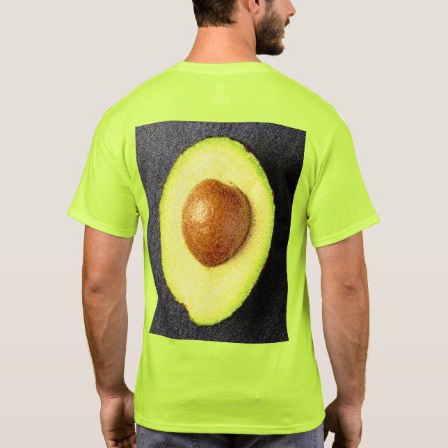 "Avocado Fruit" Niedliches Foto. Jetzt kaufen T-Shirt (Rückseite)