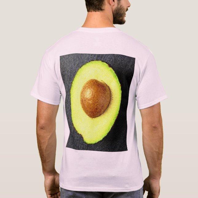 "Avocado Fruit" Niedliches Foto. Jetzt kaufen T-Shirt (Rückseite)