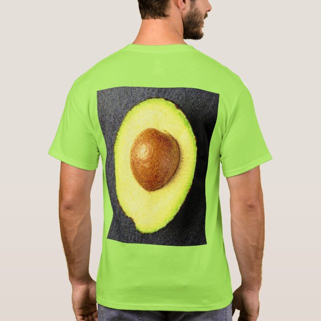 "Avocado Fruit" Niedliches Foto. Jetzt kaufen T-Shirt (Rückseite)