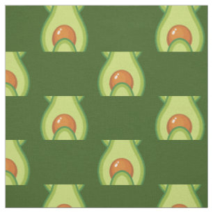 Avocado für Niedliches Gemüse Stoff