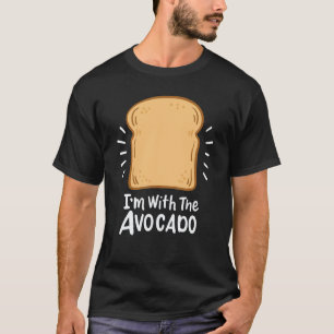 Avocado für vegane Toast Ich bin mit der Avocado T-Shirt