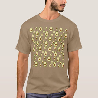 Avocado-Fusionsmuster T-Shirt