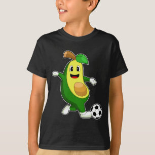 Avocado Fußballspieler Fußball-Sport T-Shirt