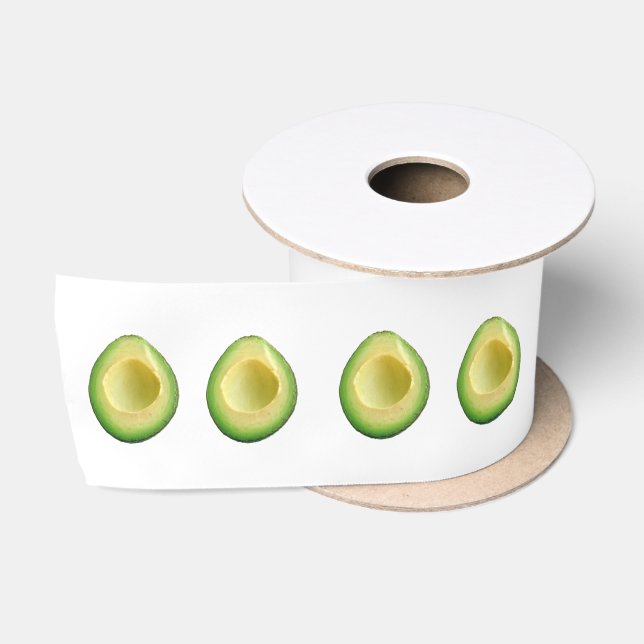 Avocado Garland Hugh Satinband (Spule)