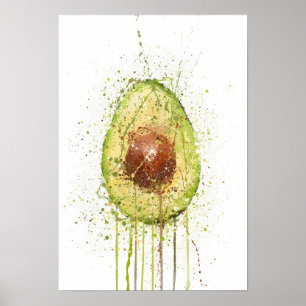 Avocado-Gemüse Poster