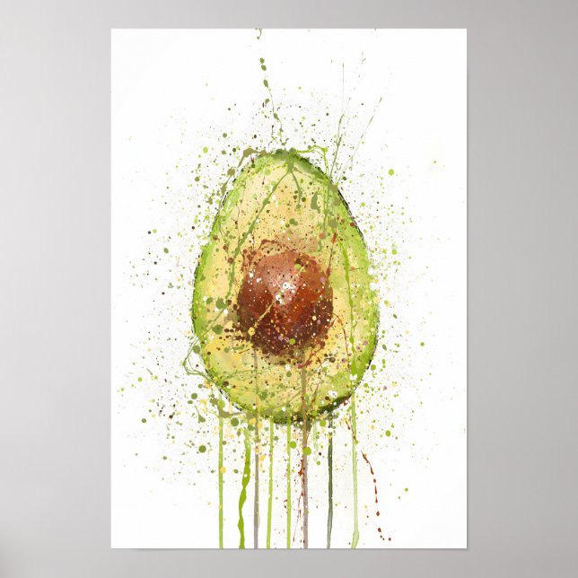 Avocado-Gemüse Poster (Vorne)
