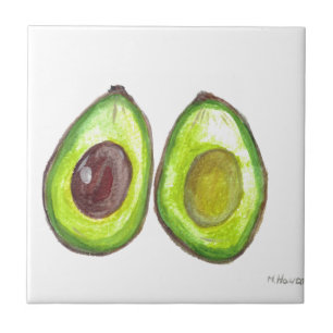 Avocado Gemüseküche Fliese
