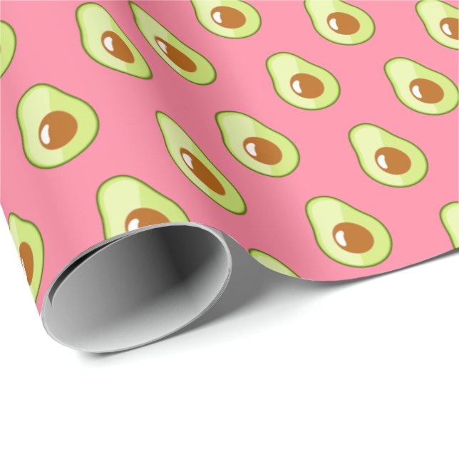 Avocado Geschenkpapier (Rolleneckpunkt)