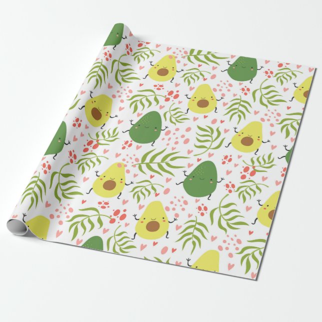 Avocado Geschenkpapier (Ungerollt)