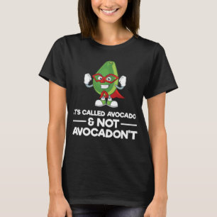 Avocado Gesunde Früchte Guacamole Vegetarier Vegan T-Shirt