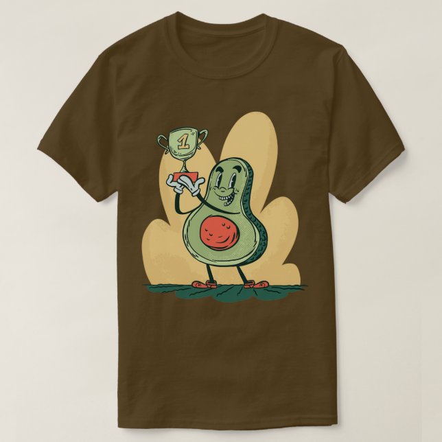 Avocado-Gewinner T-Shirt (Design vorne)