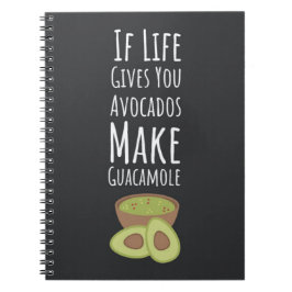 Avocado Gifts Guacamole Trendy Happy Fruit Vegan Notizblock
