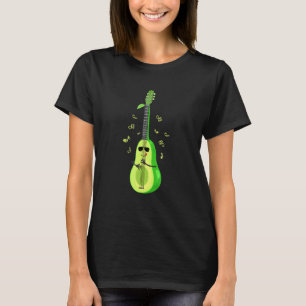Avocado Gitarre Acoustic Electrical Musician T-Shirt