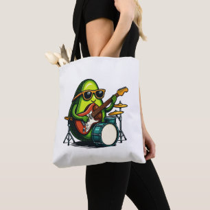 Avocado Gitarrist Art Cool Fruit Band