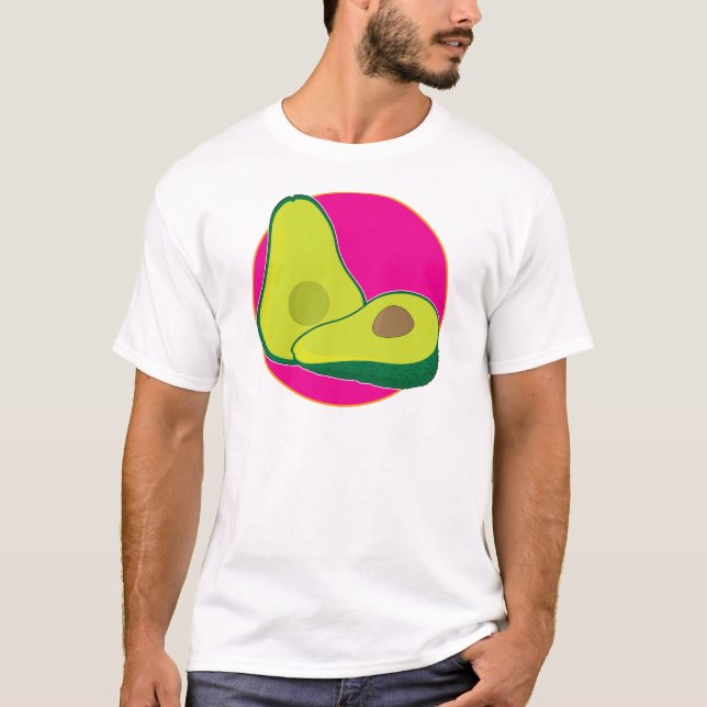 Avocado-Grafik T-Shirt (Vorderseite)
