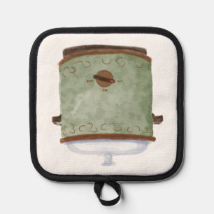 Avocado Green Pot Holder Topflappen