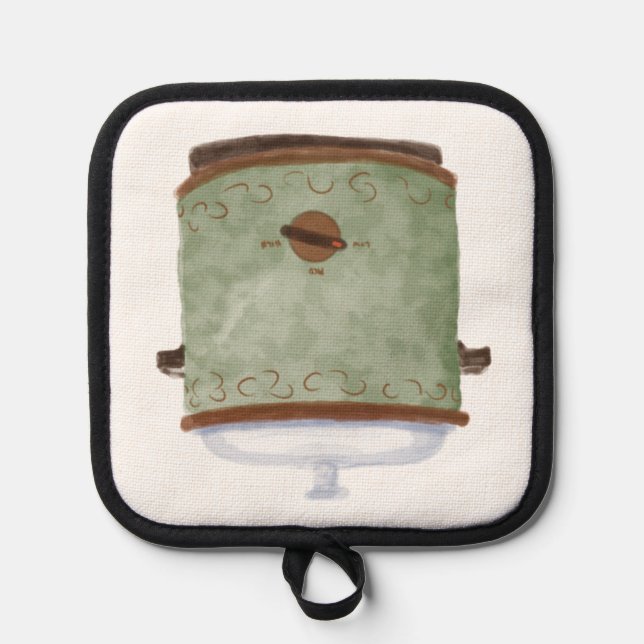 Avocado Green Pot Holder Topflappen (Vorderseite)