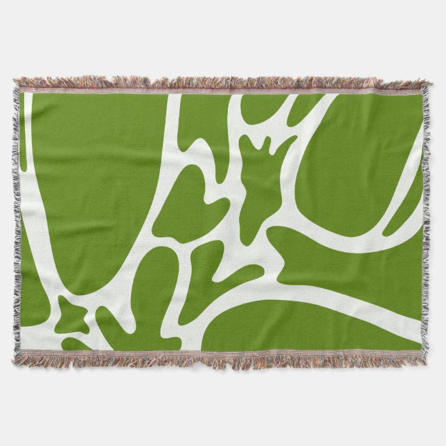 Avocado Green und Keramik White Decke (Vorderseite)