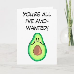 Avocado Greetings Card Feiertagskarte
