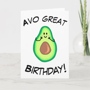 Avocado Greetings Card Karte