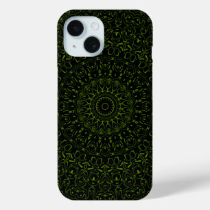 Avocado Grün Mandala mit geometrischer Symmetrie Case-Mate iPhone Hülle