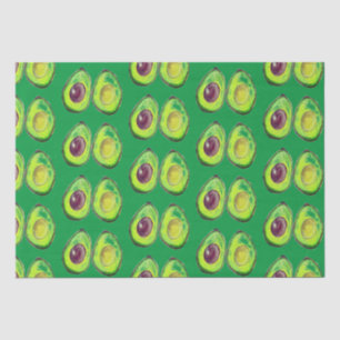 Avocado Grün Vegan Foodie Vegetarier Foodie Seidenpapier