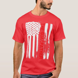 Avocado Guacamole T Gift GuacVater USA Flagge T-Shirt