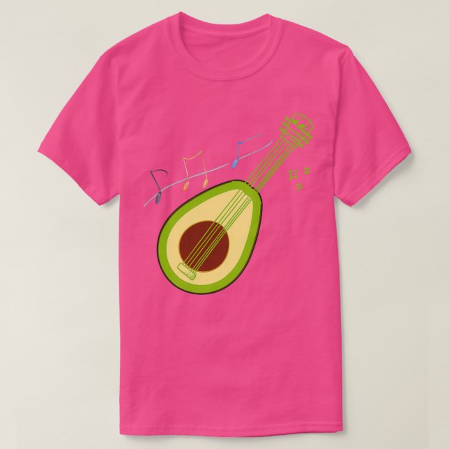 Avocado Guitar 2 T-Shirt (Design vorne)