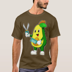 Avocado Hairdresser Schere Comb T-Shirt