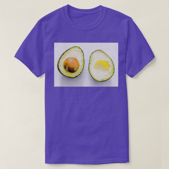 Avocado-Hälften T-Shirt (Design vorne)