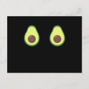 Avocado Halloween Costume Funny Avocados Postkarte