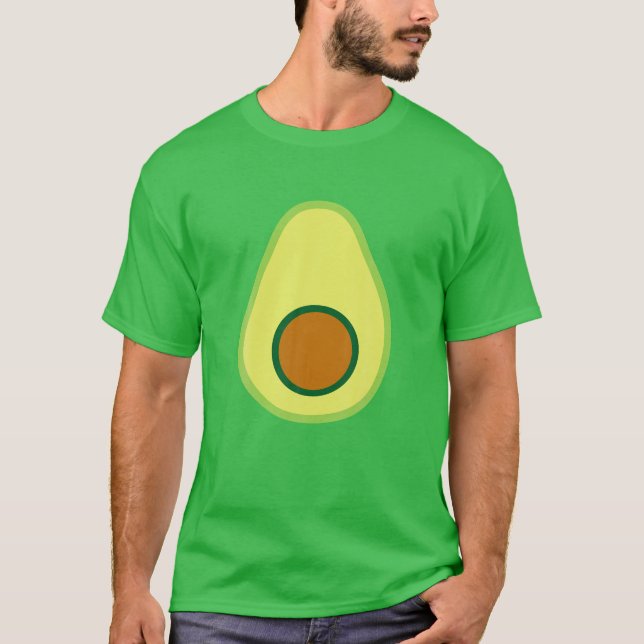 Avocado Halloween Kostüm Niedlich Trendy Group Fru T-Shirt (Vorderseite)