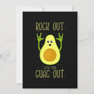 Avocado hat sich mit Ihrem Guak ausgezogen Save The Date