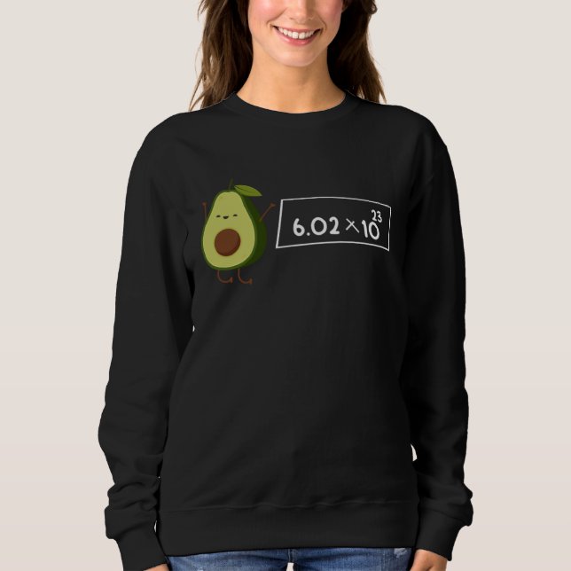Avocado  Healthy Fruit Guacamole Vegetarian Vegan  Sweatshirt (Vorderseite)