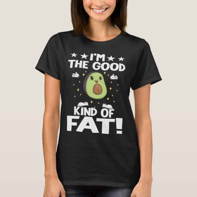 Avocado  Healthy Fruit Guacamole Vegetarian Vegan  T-Shirt (Vorderseite)